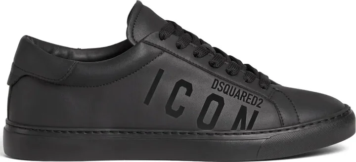 Icon logo-print low-top sneakers