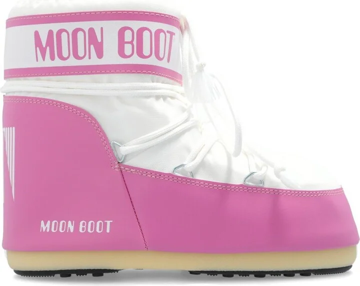 Icon Logo Printed Lace-up Boots