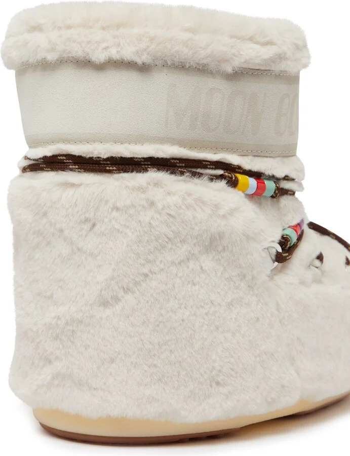 Icon Low faux fur beads ankle boots - Image 7