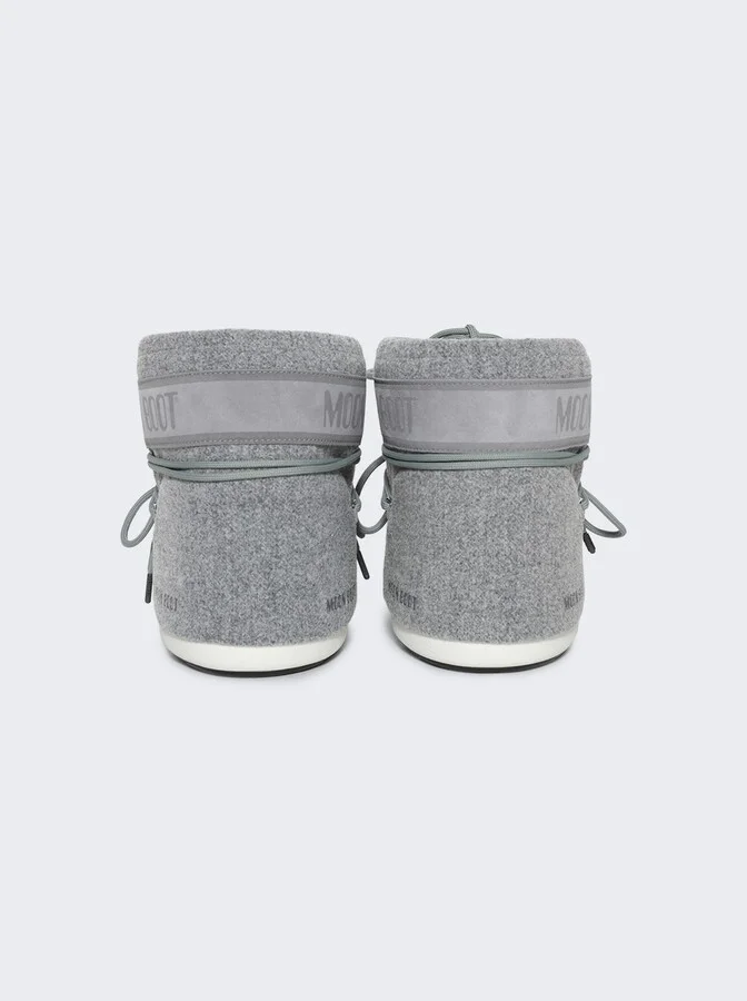 Icon Low Felt Boots Grey