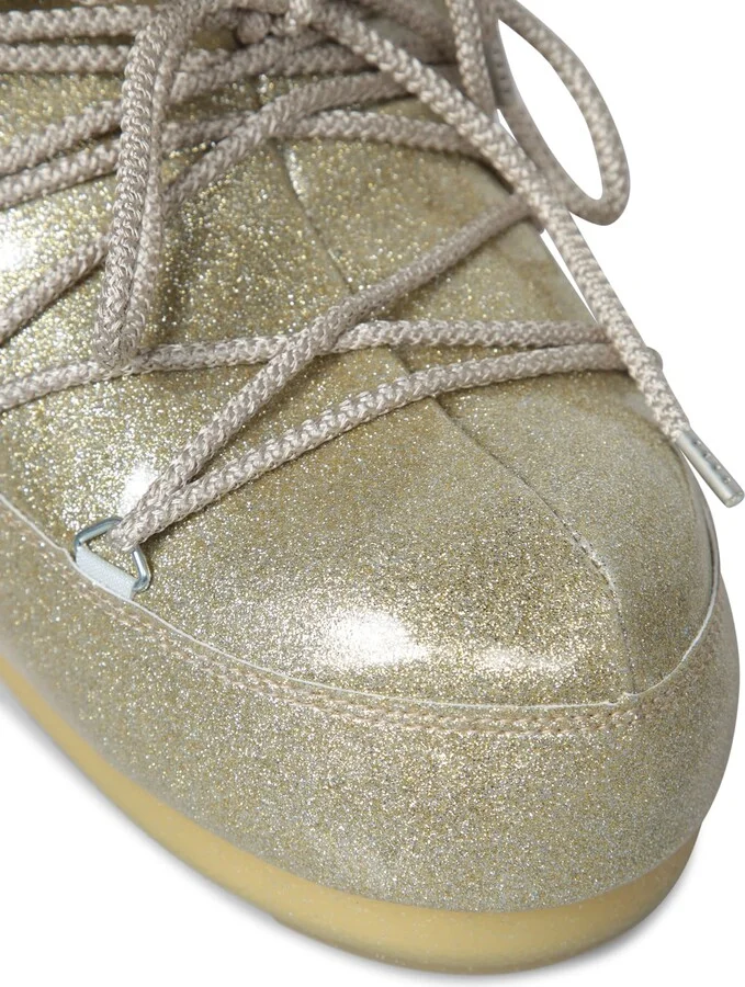 Icon Low Glitter Gold Boots - Image 4