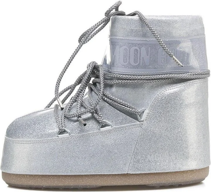 Icon Low Glitter Lace-up Boots - Image 2