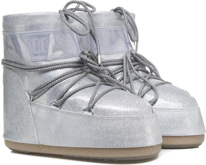 Icon Low Glitter Lace-up Boots - Image 3