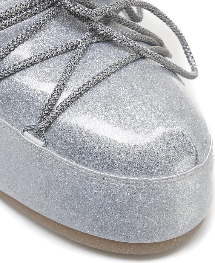 Icon Low Glitter Lace-up Boots - Image 4