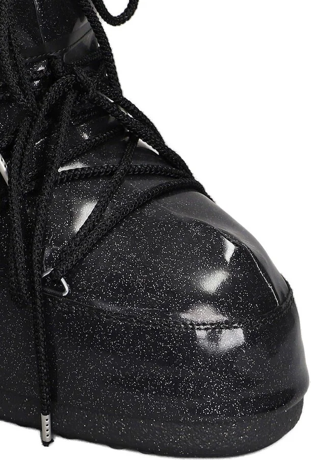Icon Low Glitter Lace-up Boots - Image 5