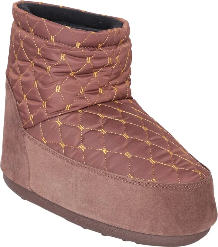 Icon Low No Lace Quilted Brown - Image 2