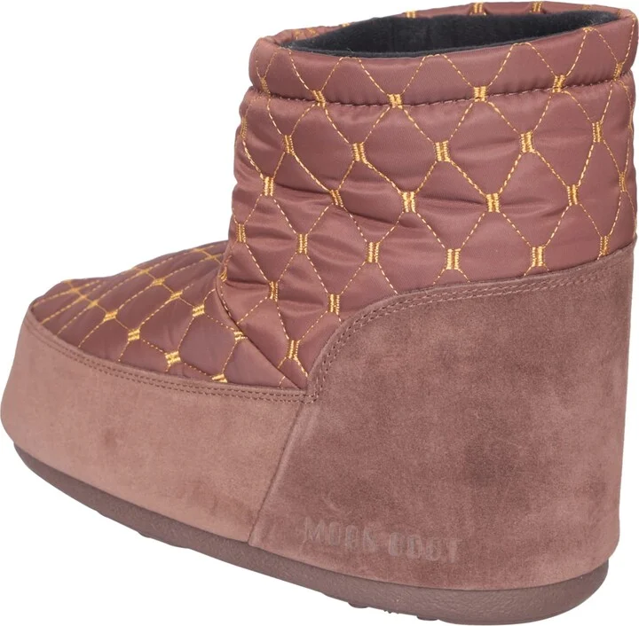Icon Low No Lace Quilted Brown - Image 3