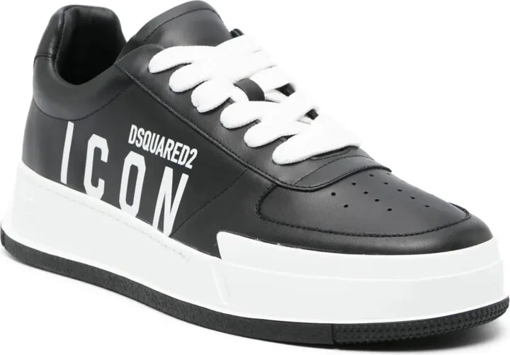 Icon-motif low-top sneakers - Image 2