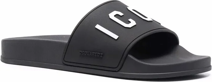 Icon-print slip-on slides - Image 2
