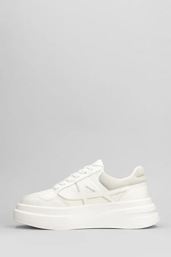 Icone Sneakers In White Leather - Image 3