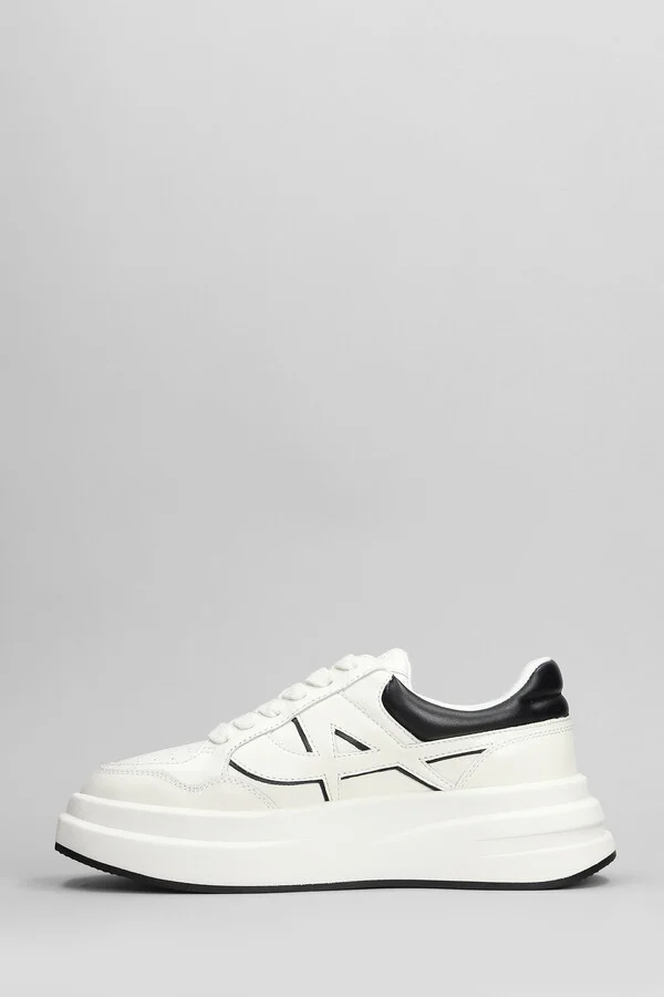 Icone Sneakers In White Leather - Image 3