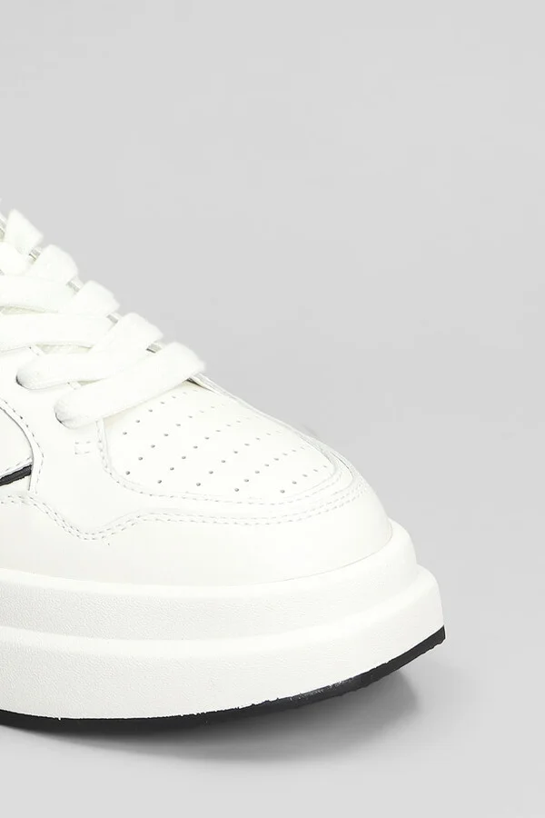 Icone Sneakers In White Leather - Image 5