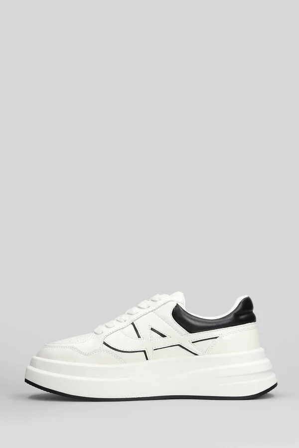Icone Sneakers In White Leather - Image 3
