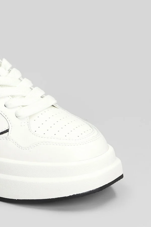 Icone Sneakers In White Leather - Image 5