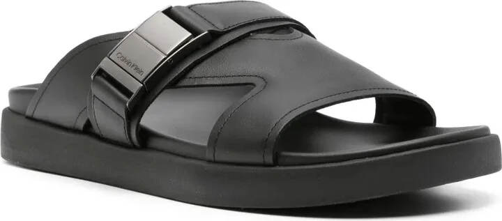 Iconic logo-buckle slides - Image 2