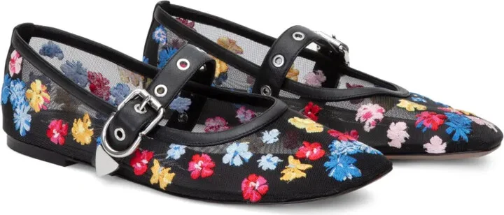 ID Flowerworks mesh ballerina shoes - Image 2