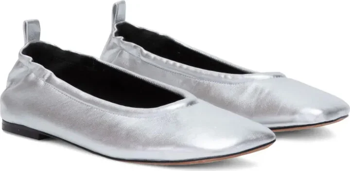 ID metallic-finish ballerina shoes - Image 2