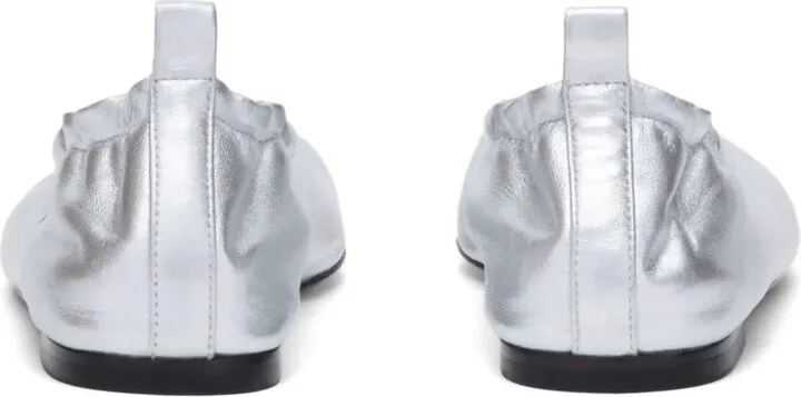 ID metallic-finish ballerina shoes - Image 3