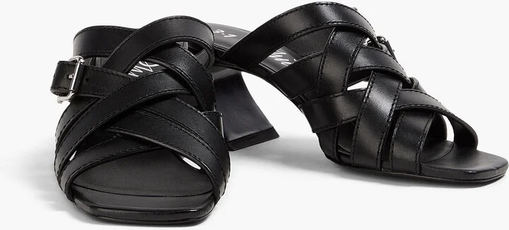 ID woven leather mules - Image 2