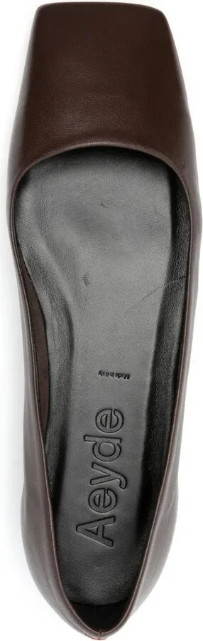 Ida leather ballerina shoes - Image 4