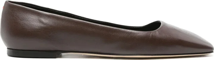 Ida leather ballerina shoes