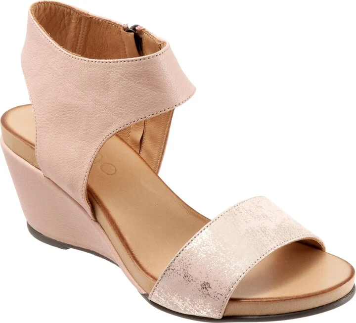 Pink/ Rose Metallic Leather