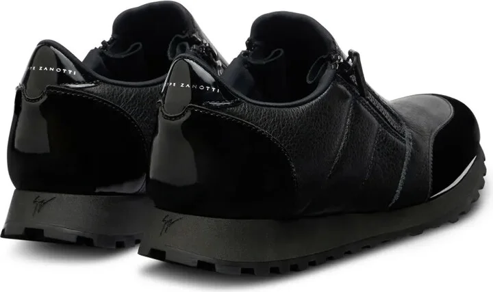 Idle Run grained leather zip-up loafers - Image 3