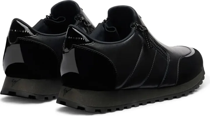 Idle Run quilted leather zip-up loafers - Image 3