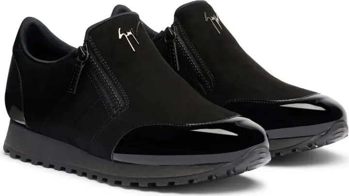 Idle Run suede zip-up loafers - Image 2