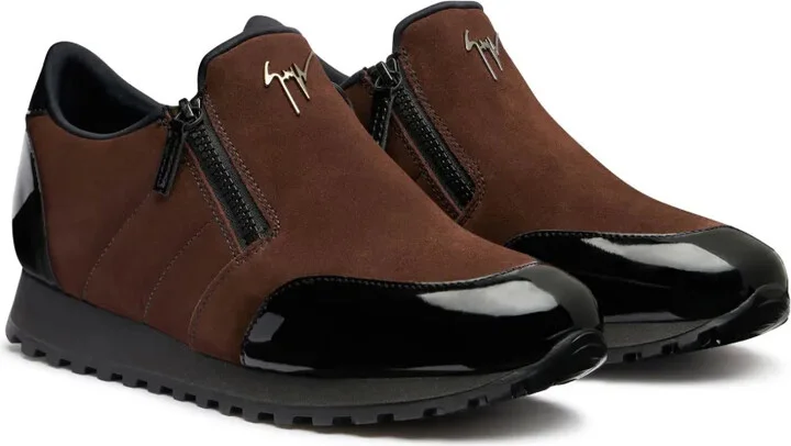 Idle Run suede zip-up loafers - Image 2