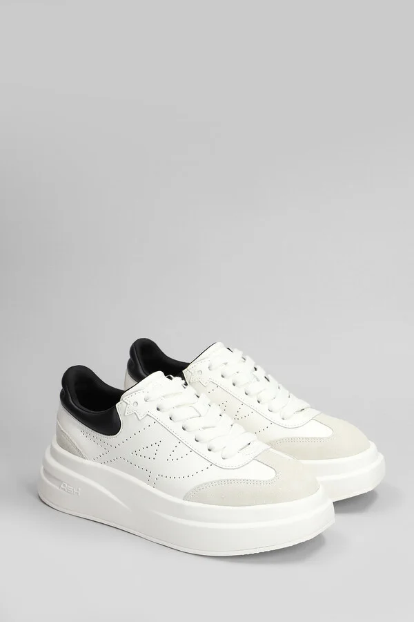 Idol Sneakers In White Leather - Image 2