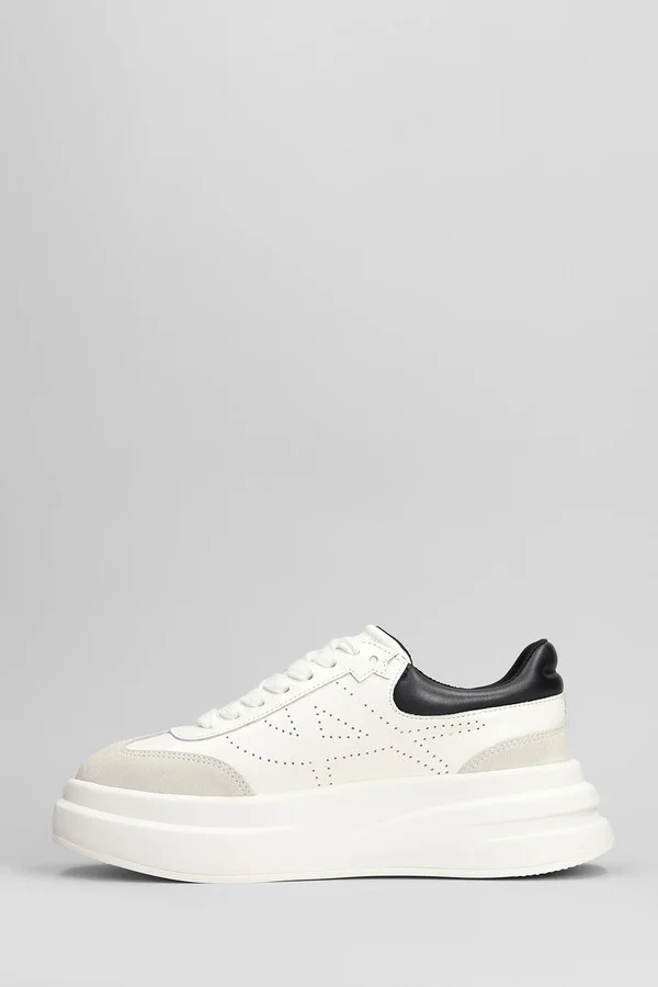 Idol Sneakers In White Leather - Image 3