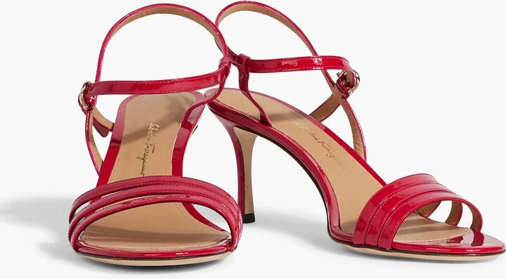 Idwige patent-leather sandals - Image 2