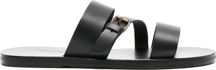Ifiklis flat leather sandals