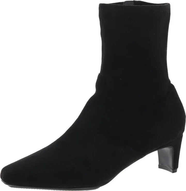 Iga Womens Zipper Faux Suede Booties