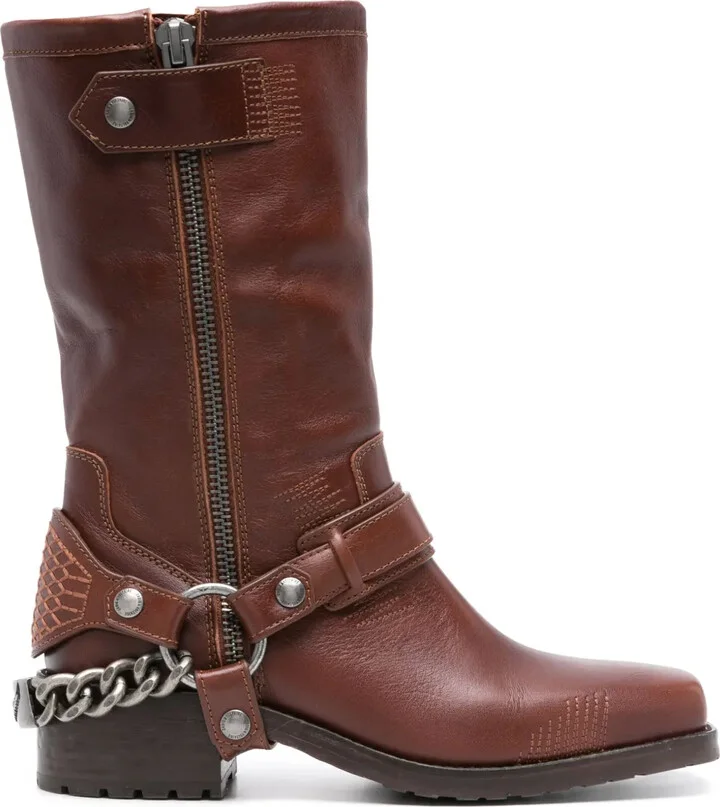 Igata leather boots