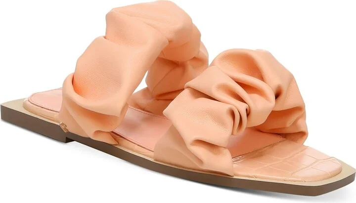 Iggy Womens Faux Leather Flat Sandals