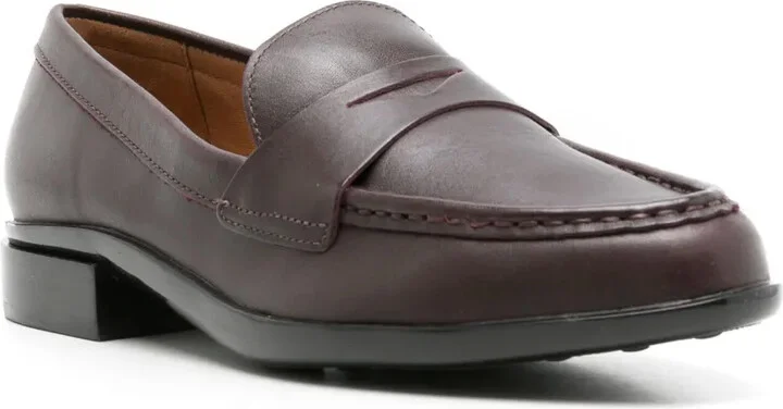 Ignes almond-toe leather loafers - Image 2