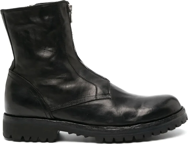 Ikonic 003 leather ankle boots
