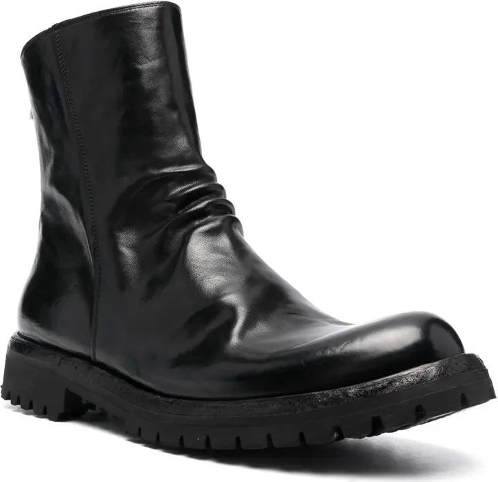 Ikonic zip-up leather boots - Image 2