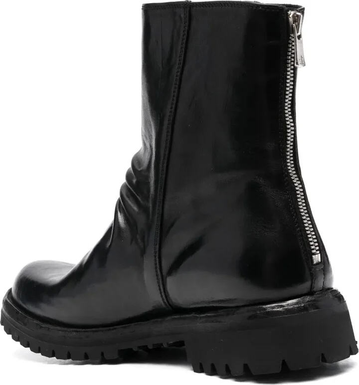 Ikonic zip-up leather boots - Image 3