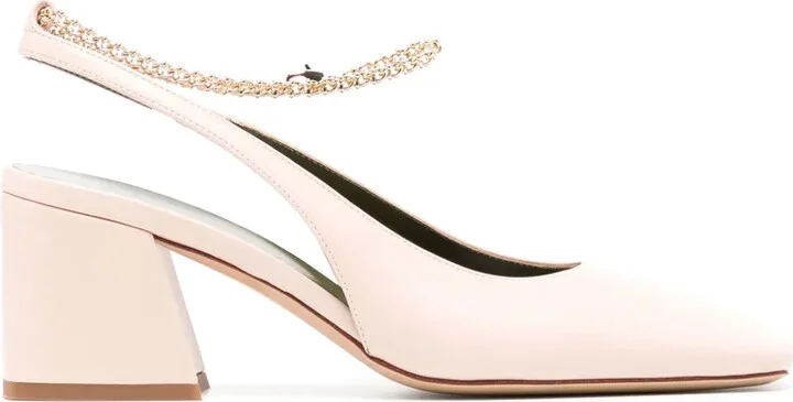 Ilaria slingback leather pumps