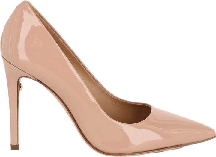 Ilary Pointed-Toe Patent Pumps