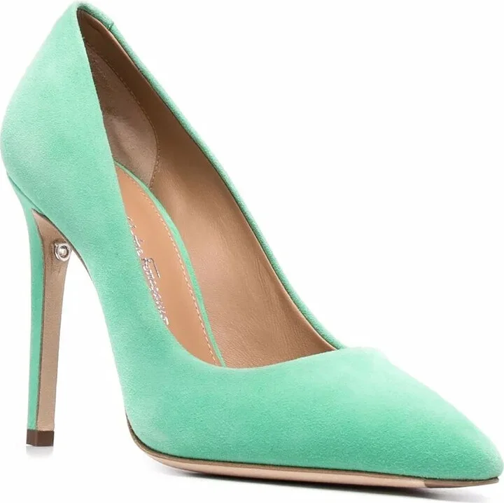 Ilary X5 105mm suede pumps - Image 2