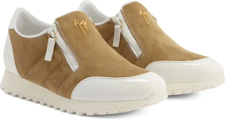 Ilde zip-detail suede sneakers - Image 2