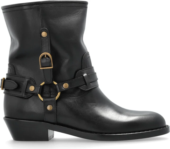 ‘Ildred’ Ankle Boots, , - Black