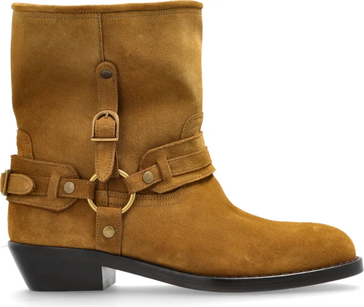 "Ildred" Ankle Boots, , - Brown