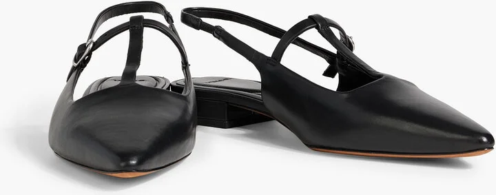Iliana leather slingback point-toe flats - Image 2