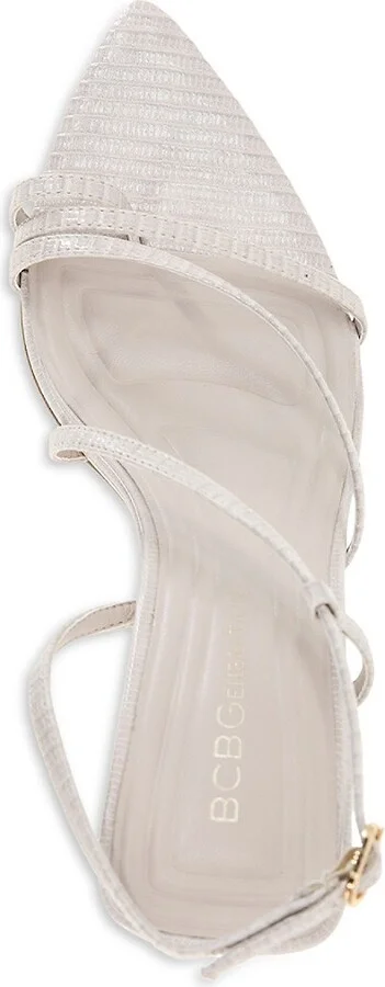 Ilita 80MM Snake-Embossed Faux Leather Strappy Sandals - Image 4