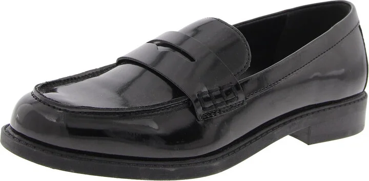 Ilithia Womens Patent Metallic Loafers